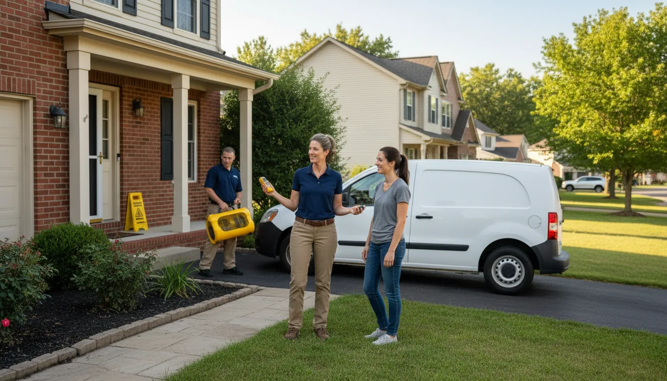 Residential water damage restoration in Knik Fairview, AK